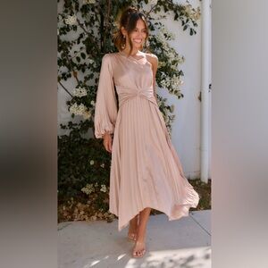 NWT Billy J Elegant One-Shoulder Dress